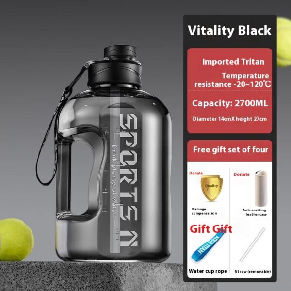 Large-capacity Water Cup Male Sports Fitness Bottle - Image 3