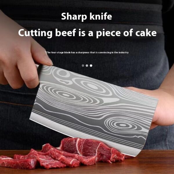 Household Kitchen Knife Suit Laser Pattern Stainless Steel Kitchen Knives - Image 4